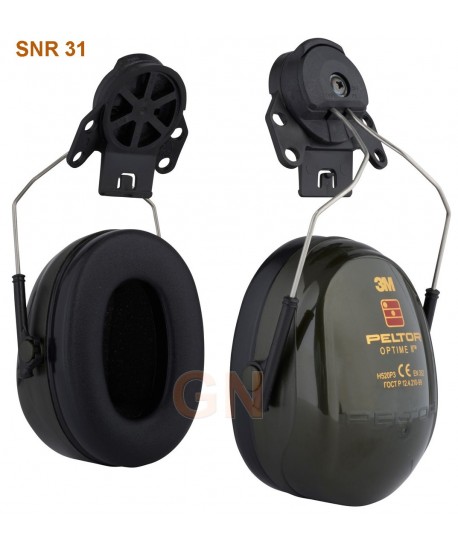 Auricular Peltor Optime II para casco y SNR 31 db