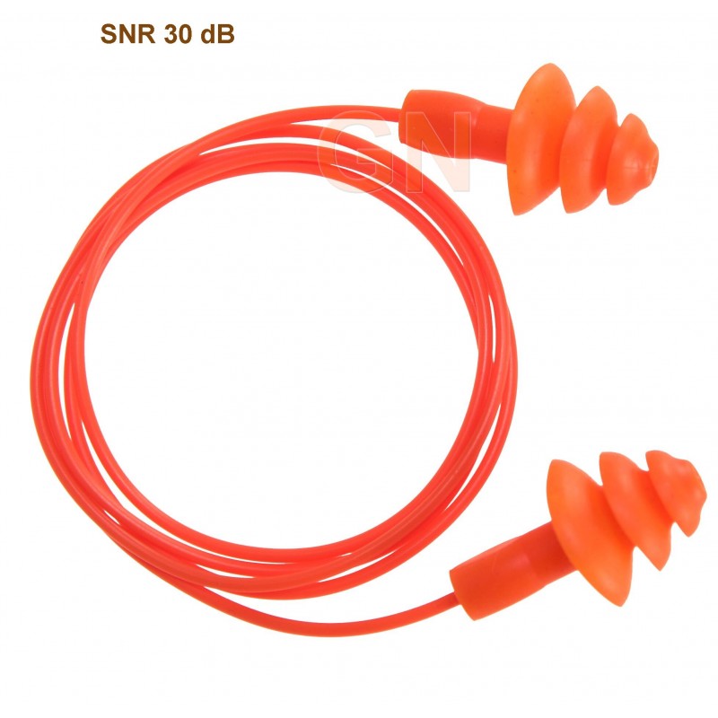 Tapones reutilizables de tpe - snr 23 db-