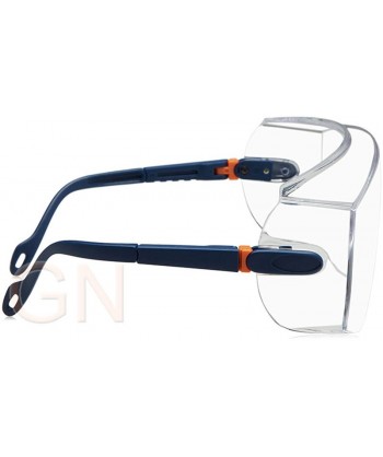 Sobregafas de seguridad de policarbonato incoloro