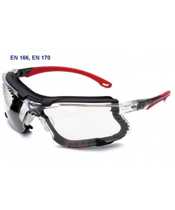 Gafas de protección con patillas flexibles