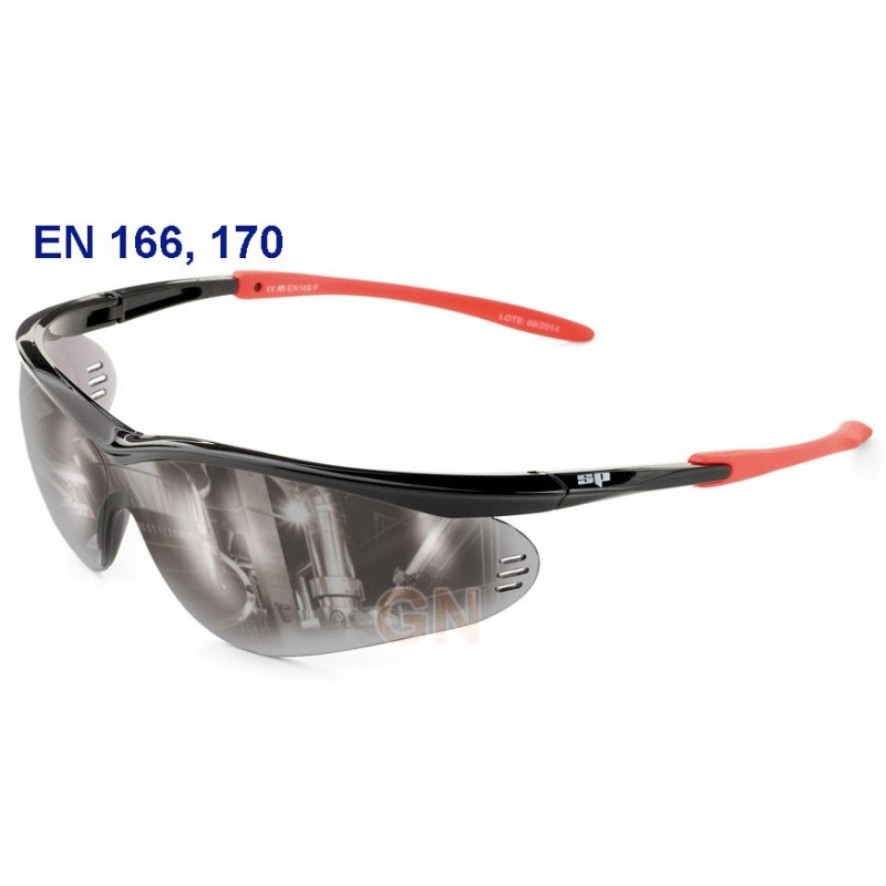 Gafas espejo ahumadas anti-ralladuras