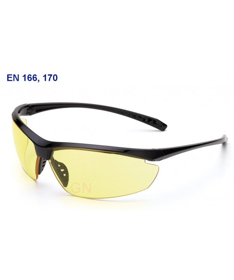Gafas alta tecnología con ocular amarillo para nieblas