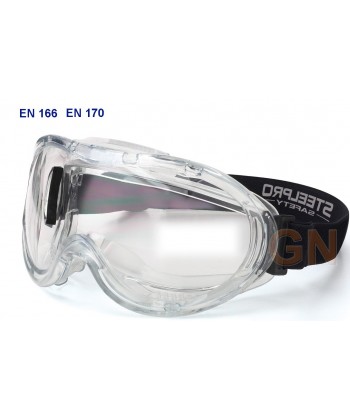 Gafas integrales de protección con ocular claro