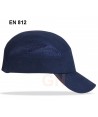 Gorra de seguridad con visera larga y rejilla transpirable color azul marino