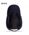 Gorra de seguridad con visera larga y rejilla transpirable color azul marino