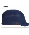 Gorra anti golpes con ventilación de rejilla lateral y visera corta