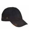 Gorra de protección con visera larga color negro