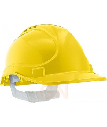 Casco con banda desudadora y ventiladoa