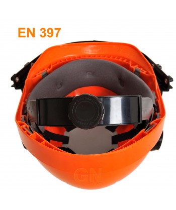 Casco dieléctrico de ABS con barbuquejo de 4 puntos de anclaje incluido