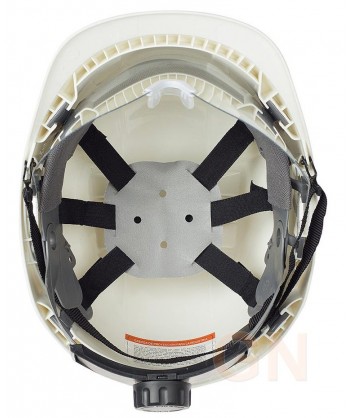 Casco de protección con con visor retráctil eléctricamente aislante para instalaciones de baja tensión