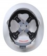Casco de seguridad con ala ancha y ruleta