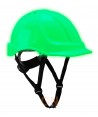 Casco de seguridad luminiscente y con barbuquejo