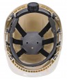 Casco de seguridad luminiscente y con barbuquejo