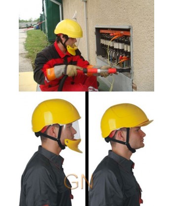 Casco de protección eléctrica y anti arco