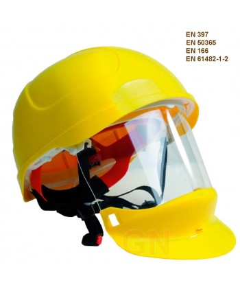 Casco de protección eléctrica y anti arco