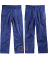 Pantalón multibolsillos ligero de algodón azulina
