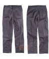 pantalón multibolsillos de algodón muy grueso gris