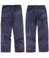 pantalón multibolsillos de algodón muy grueso marino