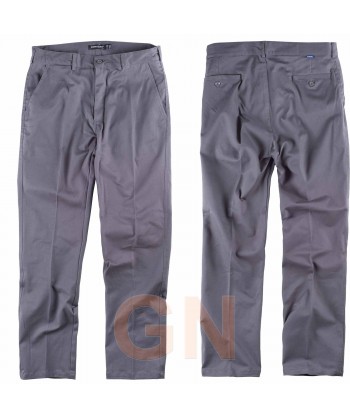 Pantalón  bielástico tipo chinos color gris