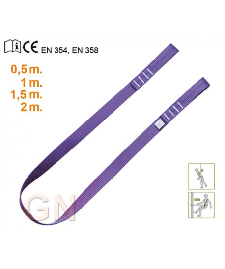 Amarre de cinta de poliéster de 3,5 cm de ancha