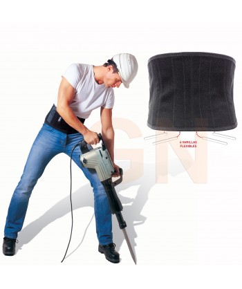 Faja lumbar con cuatro varillas