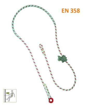 Elemento de posicionamiento en cuerda ajustable de 3 mts