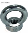 Punto de anclaje de anilla de acero inoxidable. Métrica 16