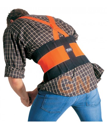 Faja transpirable con tirantes y alta visibilidad