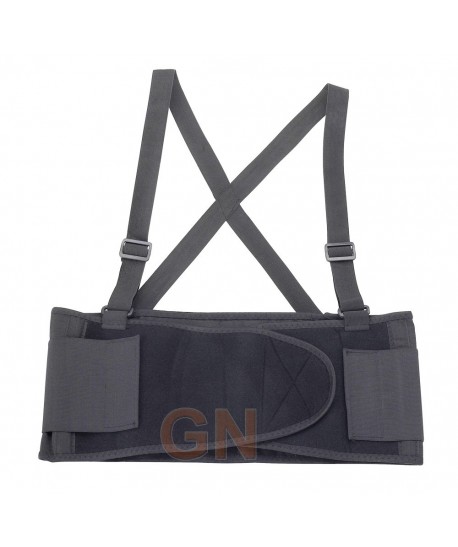 Faja lumbar regulable y tirantes