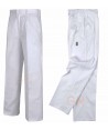 Pantalones rectos color blanco