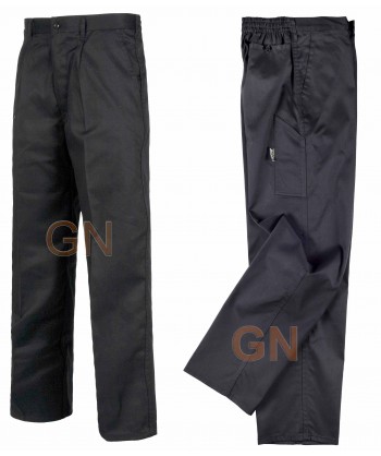 Pantalones rectos color negro