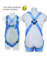Arnés antiestático para zonas ATEX, con enganche dorsal y frontal