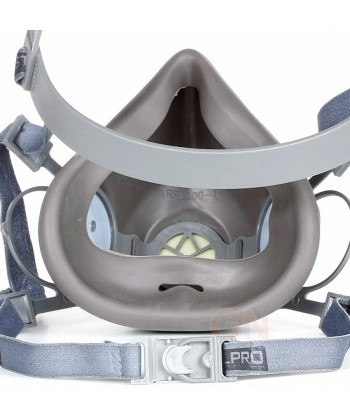 Semimáscara respiratoria buco nasal de dos filtros
