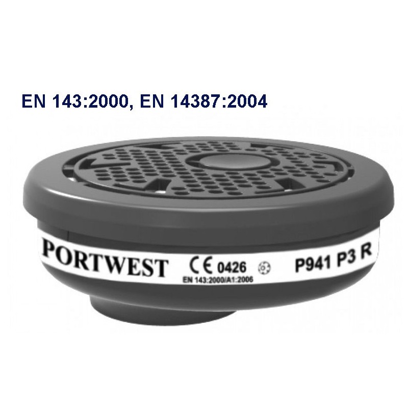 Filtro P3R máscara completa P500 y con las semimáscaras P431 y P421