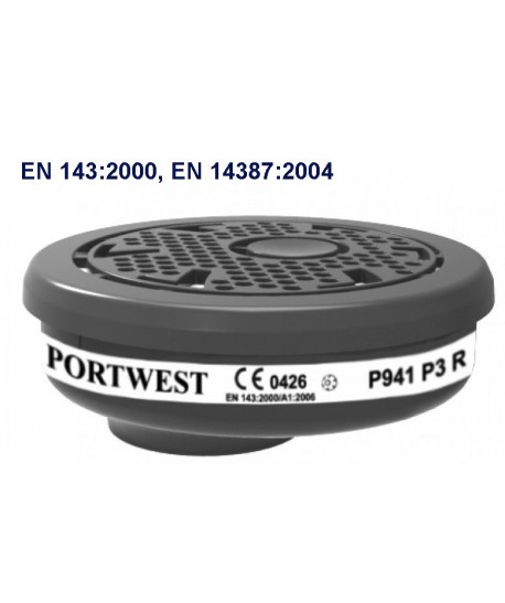 Filtro P3R máscara completa P500 y con las semimáscaras P431 y P421