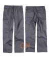 Pantalón multibolsillos con forro polar grises