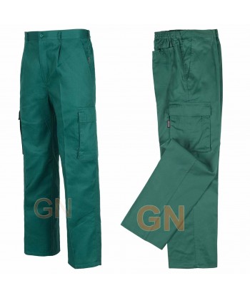 pantalón económico multibolsillos  verde