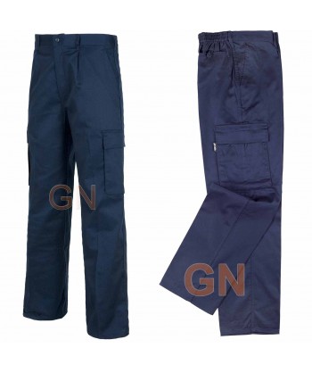 pantalón económico multibolsillos  marino