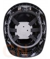 Casco de seguridad con aspecto de fibra de carbono