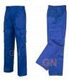 pantalón económico multibolsillos azulina