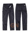 Pantalón bielástico multibolsillos negro