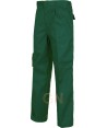 Pantalón multibolsillos triple costura muy fuertes verde