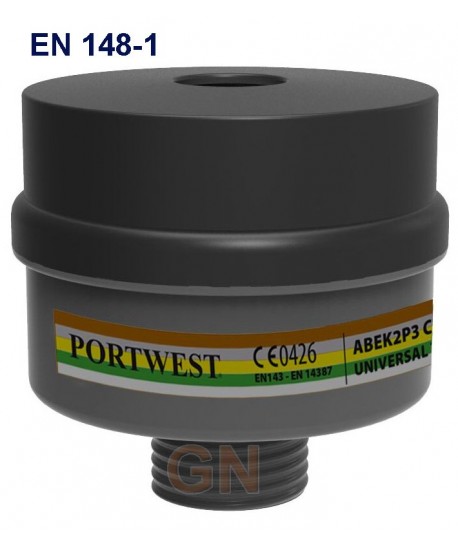 Filtro ABEK2P3 de rosca normalizada EN148
