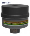 Filtro ABEK2P3 de rosca normalizada EN148