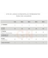 Línea de vida horizontal permanente diseñada para 2 usuarios simultáneos sin absorbedor