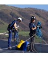 Petate estanco de 50 litros, que previene de humedades y suciedades de los equipos almacenados.