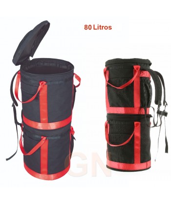 Mochila de gran tamaño (80 litros) divisible en dos partes independientes