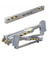 Pórtico de aluminio portátil para cargas de hasta 3.500 kg o 5 usuarios
