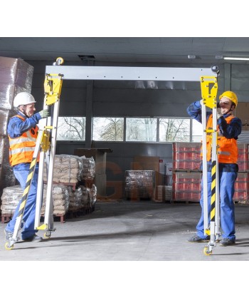 Pórtico para cargas de hasta 500 kg y un máximo de 2 usuarios