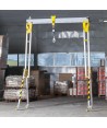 Pórtico para cargas de hasta 500 kg y un máximo de 2 usuarios